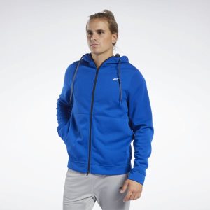 Reebok Workout Ready Kapuzenpullover Herren - Blau - DE 138-XPC